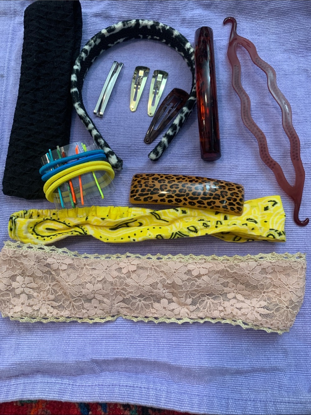 Assorted Vintage and Modern Hair Accessories Set